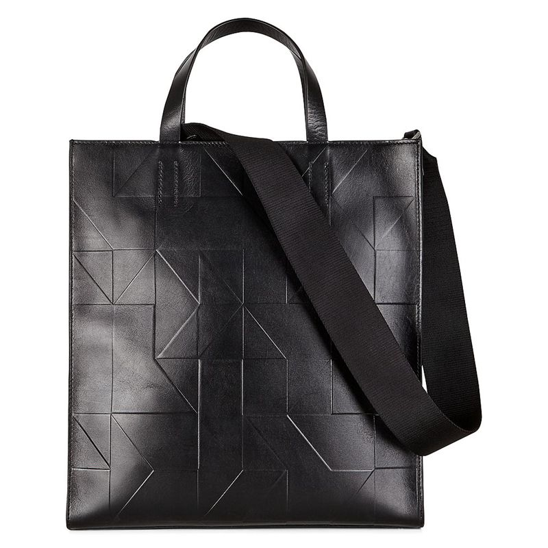 Bolsos Cruzados Ecco Geometrik Para Mujer,Negras,893705-GJZ